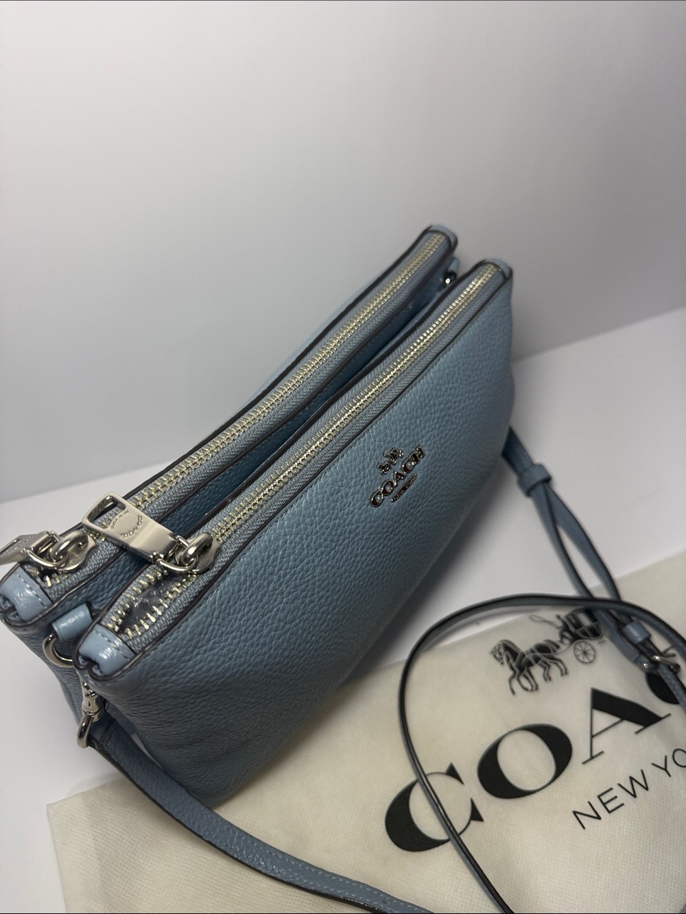 Coach Lyla Crossbody Pebbled Leather Style F34265 - Picture 6 of 13